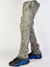 Waimea Jeans - Frayed Abstract Shapes Stacked - Grey Wash - M5811D