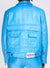 Politics Jacket - Cargo Zip-Up PU Leather - Murphy - Blue  - 573