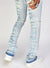 Politics Jeans - Embroidered Skinny Stacked Flare Mac - Light Blue  - 514