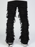 Majestik Jeans - Nirvana Rip & Frayed Stacked - Black - DL2260