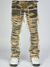 Majestik Jeans - Nirvana Rip & Frayed Stacked - Wood Camo - DL2260