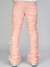 Majestik Jeans - Nirvana Rip & Frayed Stacked - Light Pink - DL2260