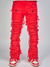 Majestik Jeans - Nirvana Rip & Frayed Stacked - Red - DL2260