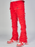 Majestik Jeans - Nirvana Rip & Frayed Stacked - Red - DL2260