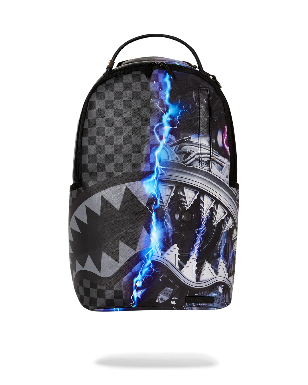 Sprayground blue shark backpack sale