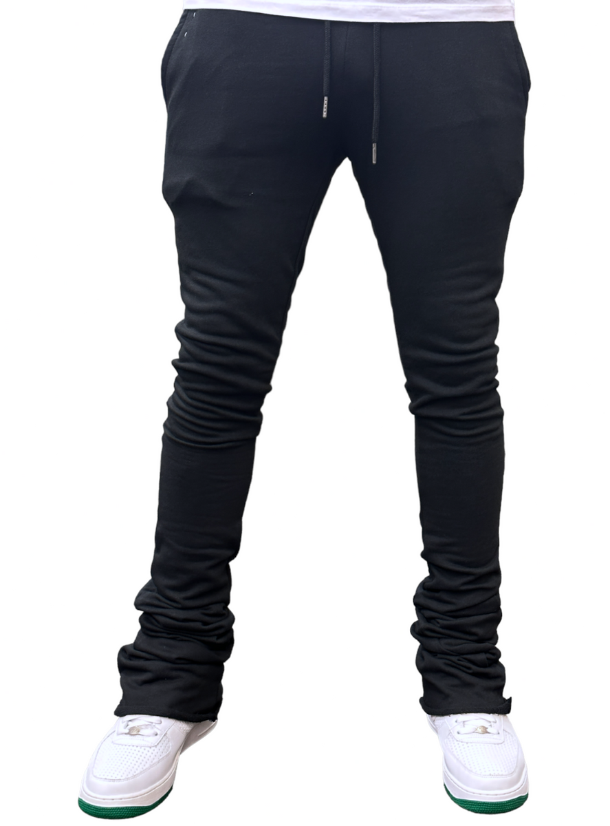 Jordan Craig Super Stacked Flare Sweatpants Terry - Black - 8721L ...