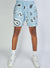 Politics Shorts - Knit - Baby Blue - PAIS381