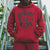 8&9 Hoodie - Blaze Felt Applique - Burgundy