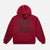 8&9 Hoodie - Blaze Felt Applique - Burgundy