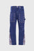 The Hideout Clothing Jeans - Tapestry Pattern Flared Denim