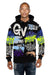 George V Hoodie - Branded Graffiti - Black - GV2609