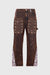 The Hideout Clothing Jeans - Tapestry Pattern Flared Denim