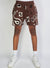 Politics Shorts - Knit - Chocolate Brown - PAIS384