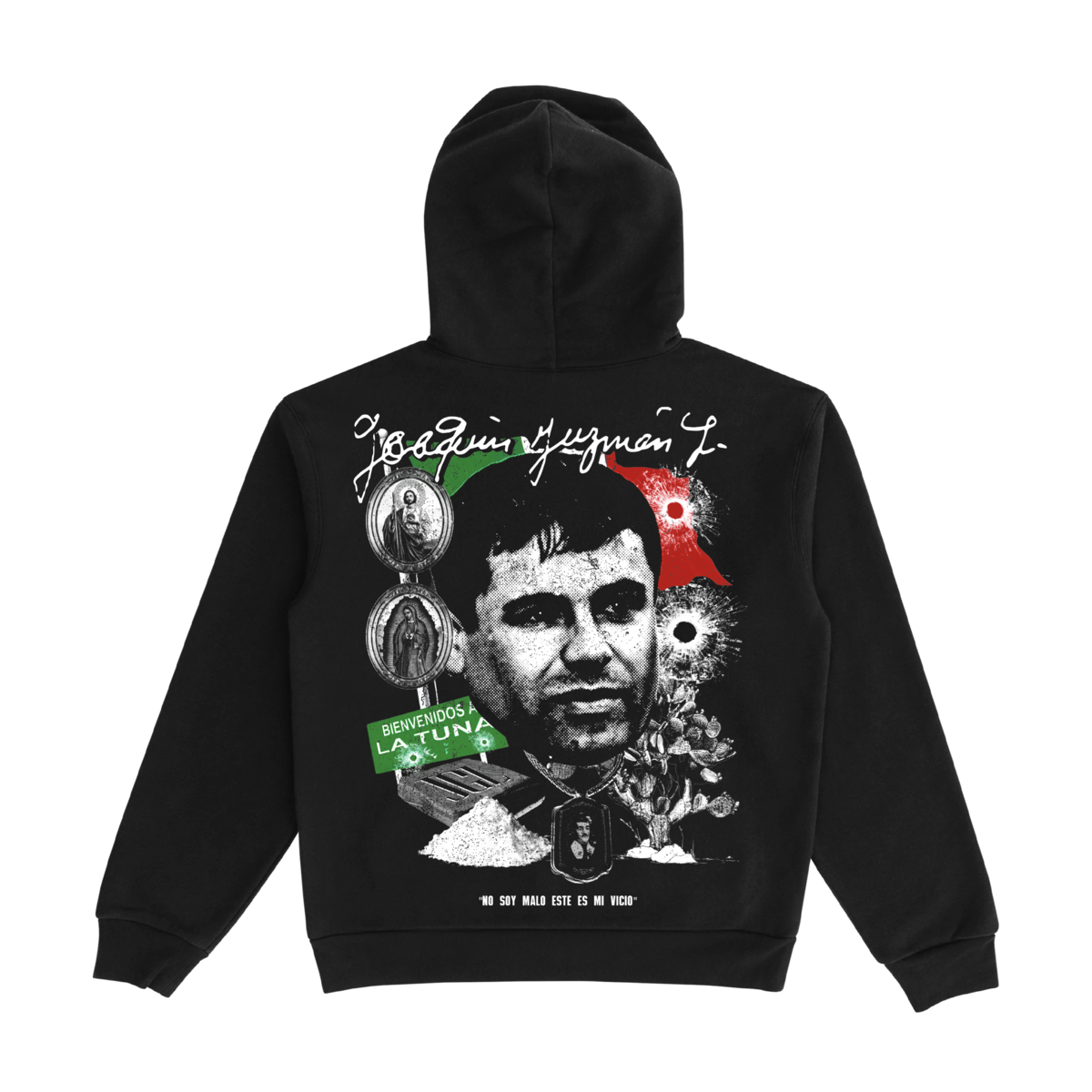 Evil Vice Evil Vice Hoodie - Chapo - Black - VICE029 – Vengeance78