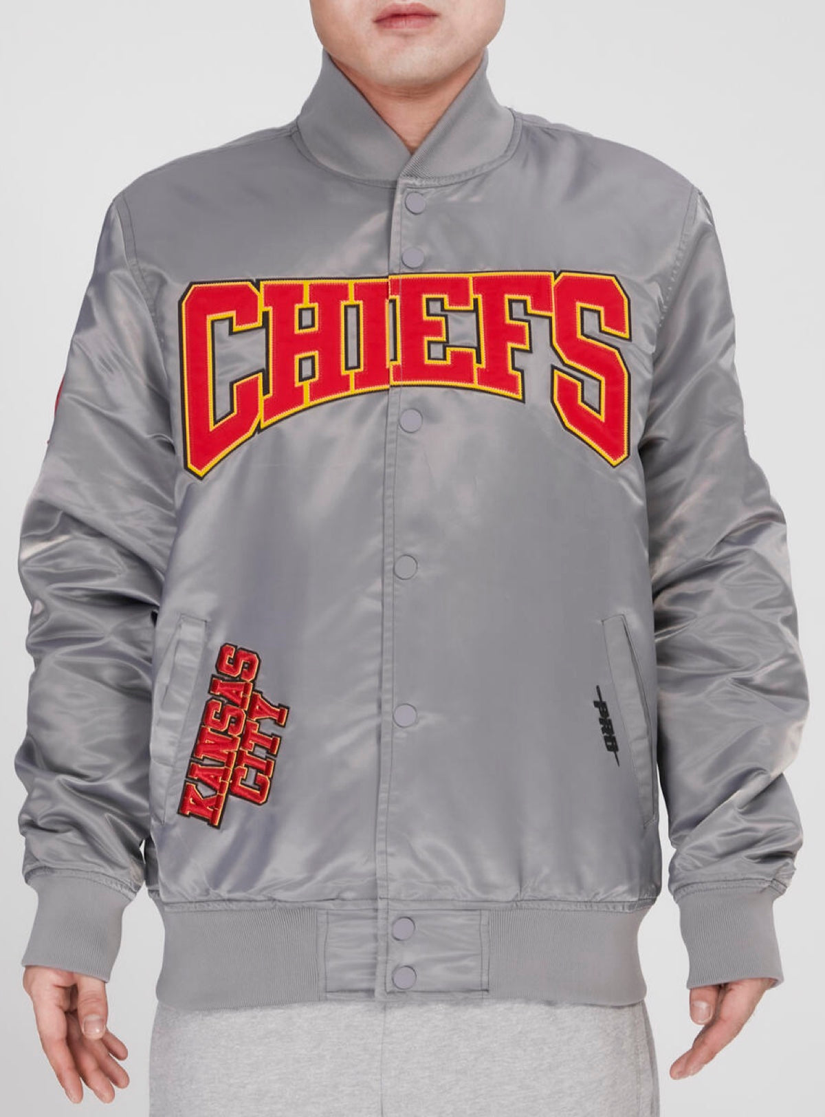 Kansas City Chiefs Logo Red/White Letterman Jacket