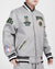 Pro Standard Jacket - Crest Emblem Wool Varsity - Milwaukee Bucks - Heather Grey - BMB659992