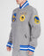 Pro Standard Jacket - Crest Emblem Wool Varsity - Golden State Warriors - Heather Grey - BGW6510031