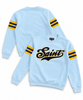 Black Pike Crewneck - Saint - Sky Blue And Yellow - FB2612