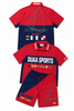 Duaa Short Set - Kayak/Cruiser Polo - Red