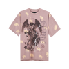 Flare T-Shirt - Devine Watcher - Dusty Pink Tie Dye