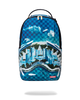 Sprayground Backpack - Shark Island Skyport Future City - Blue - B8884