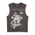 Ed Hardy Tank Top - Death Or Glory Skull - Charcoal   - EHMD1000-9