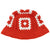 Makobi Hat - F042 Nuevo Riche Hat - Red