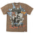 Makobi T-Shirt - Loyalty Oversized Heavyweight - Mocha - F131