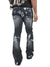 Makobi Jeans - F1733 Amoto Stacked Jeans - Black