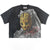 Makobi  T-Shirt - F182 Hopeless Romantic Cropped Tee - Black
