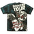 Makobi T-Shirt - F196 The Saint Acid Wash Box - Black