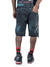 Makobi Shorts - F696 Finesse Acid Wash - Black