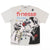 Makobi T-Shirt - F199 Finesse Acid Wash - White