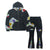 Makobi Sweatsuit - F5709 Castello Crochet Stacked - Black