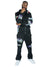 Makobi Sweatsuit - F5709 Castello Crochet Stacked - Black