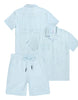 See You In Paradise Short Set - Paradise Club - Light Blue - 2066