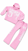 Copper Rivet Sweatsuit - Saint Sleece / Pink - 631017