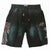 Makobi Shorts - F696 Finesse Acid Wash - Black