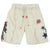 Makobi Shorts - F696 Finesse Acid Wash - White