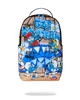 Sprayground Backpack - Smurfs Big Mural - Blue - B9084