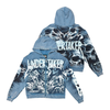 Stray Hoodie - Undertaker Full Zip - Blue Whale