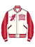 Roku Studio Jacket - Dream State Rhinestone Varsity - Eggshell And Red - RK6481900