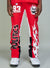 Politics Sweatpants - Stockten - Red, Black And White - 703