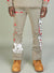 NME Sweatpants - NME Studio - Grey And Red