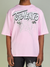 Politics T-Shirt - English - Pink, Black And White - 117