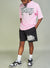 Politics T-Shirt - English - Pink, Black And White - 117