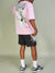 Politics T-Shirt - English - Pink, Black And White - 117