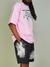 Politics T-Shirt - English - Pink, Black And White - 117