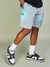 Politics Shorts - English - Grey And Blue  - 379