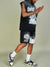 NME Shorts - Woodard - Black, White And Grey - 623